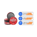 Benefícios da Pomada Power Matte Lord Shiva: fixação brutal, efeito matte e proteção dos fios por 24h.