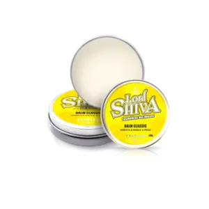 Balm Classic Lordshiva para hidratação e modelagem da barba com cera de abelha
