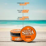 Diagrama sobre controle total do cabelo, textura natural e brilho intenso definido.