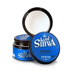 Pomada modeladora Strong Matte 80g Lordshiva para volume e efeito matte