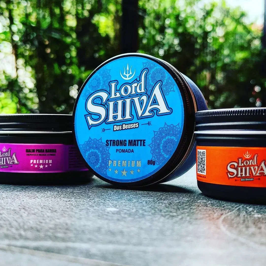 lordshiva pomadas modeladoras de alt performance alta fixação não é barba de respeito não é reuzel não é poul mitchel é a melhor cera para pentear cabelos